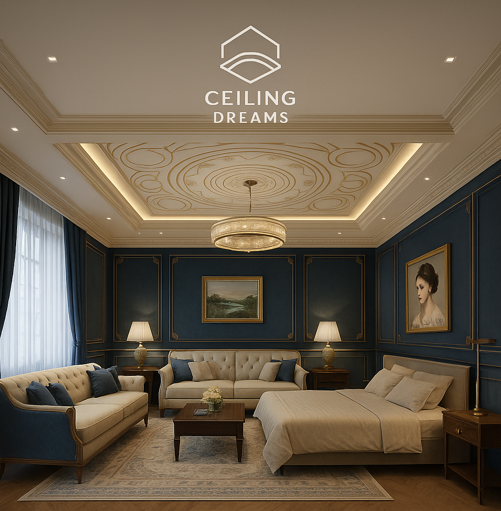 “Ceiling Dreams – Where Luxury Meets Creativity.”